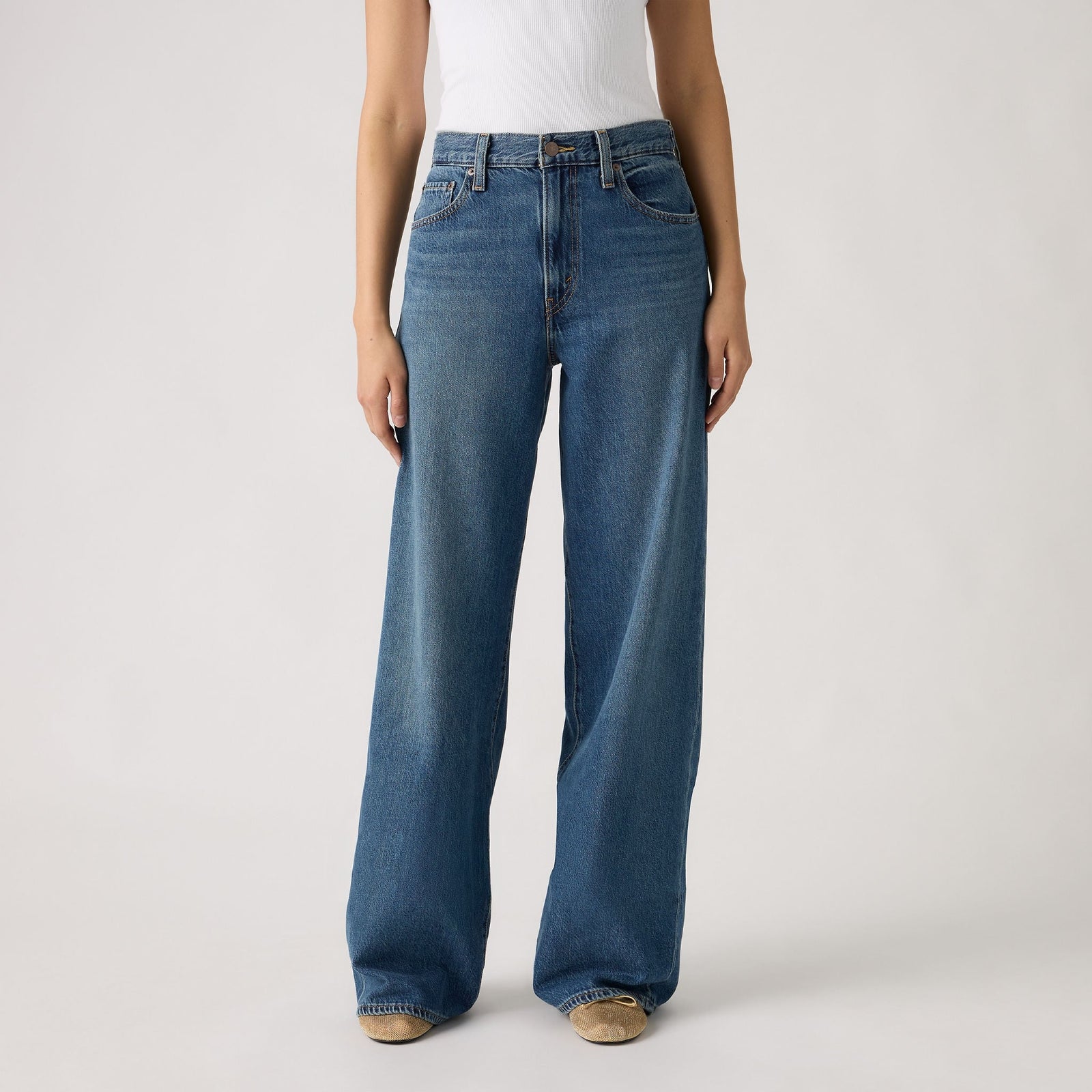 Main 4 - Levi's® Women's Cinch Wide-Leg Jeans - 0073B0001