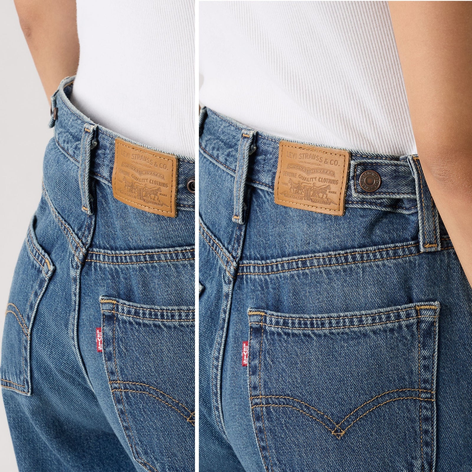 Main 5 - Levi's® Women's Cinch Wide-Leg Jeans - 0073B0001