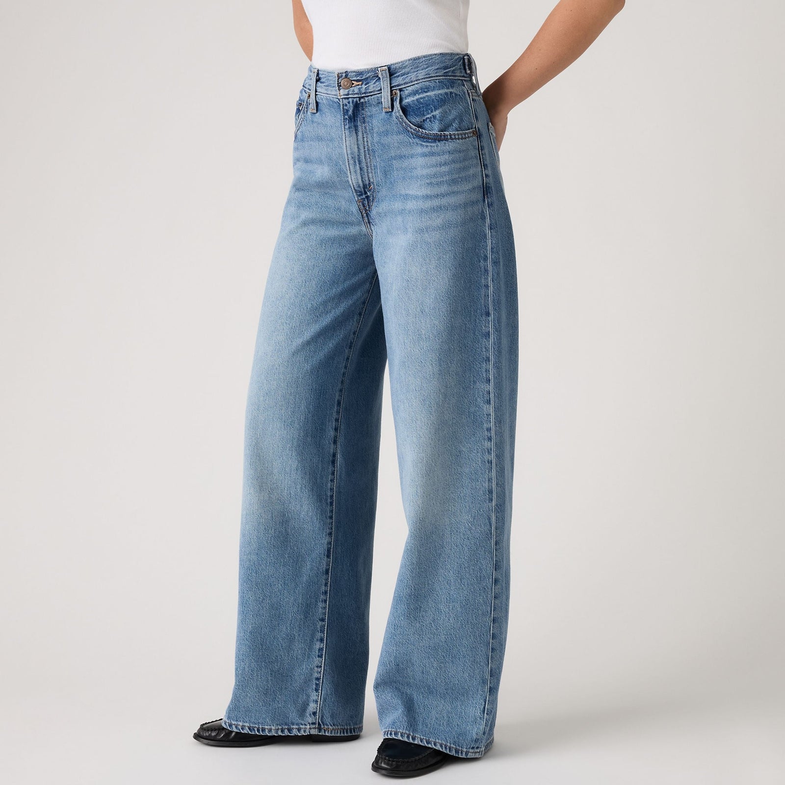 Main 5 - Levi's® Women's Cinch Wide-Leg Jeans - 0073B0002
