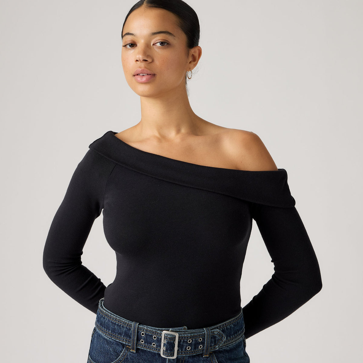 Levi's® Women's Clara Off-Shoulder Long-Sleeve Top SCL