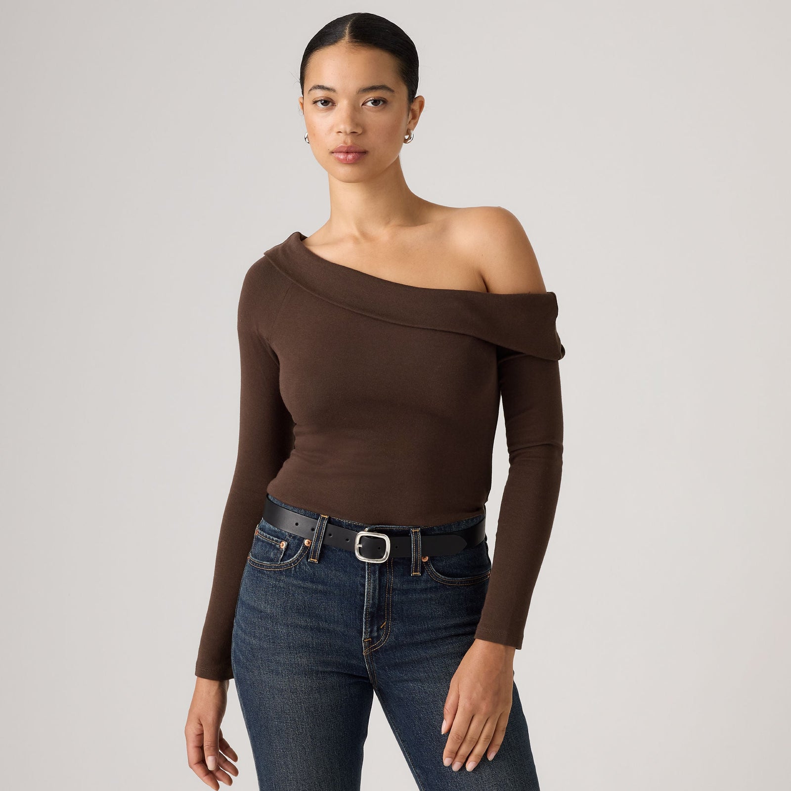 Main 1 - Levi's® Women's Clara Off-Shoulder Long-Sleeve Top - 008ST0001
