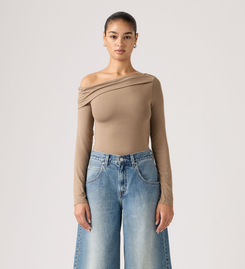 Main 1 - Levi's® Women's Clara Off Shoulder Long-Sleeve Top - 005IT0002