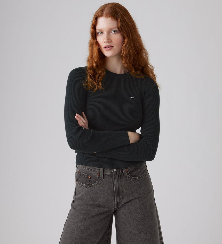 Main 3 - Levi's® Women's Crewneck Rib Sweater - A07190035