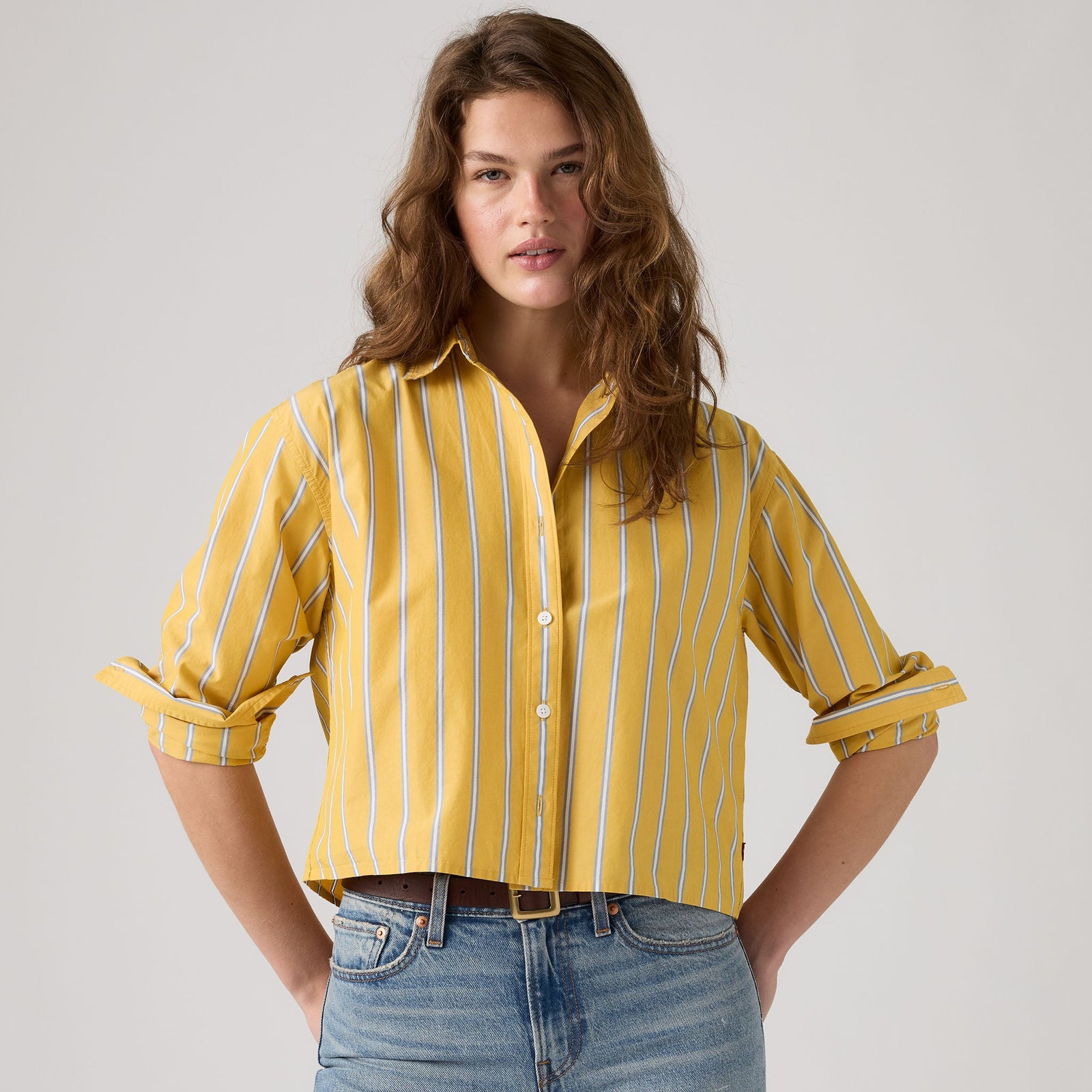 Main 1 - Levi's® Women's Cropped Harlie Shirt - 003P20017