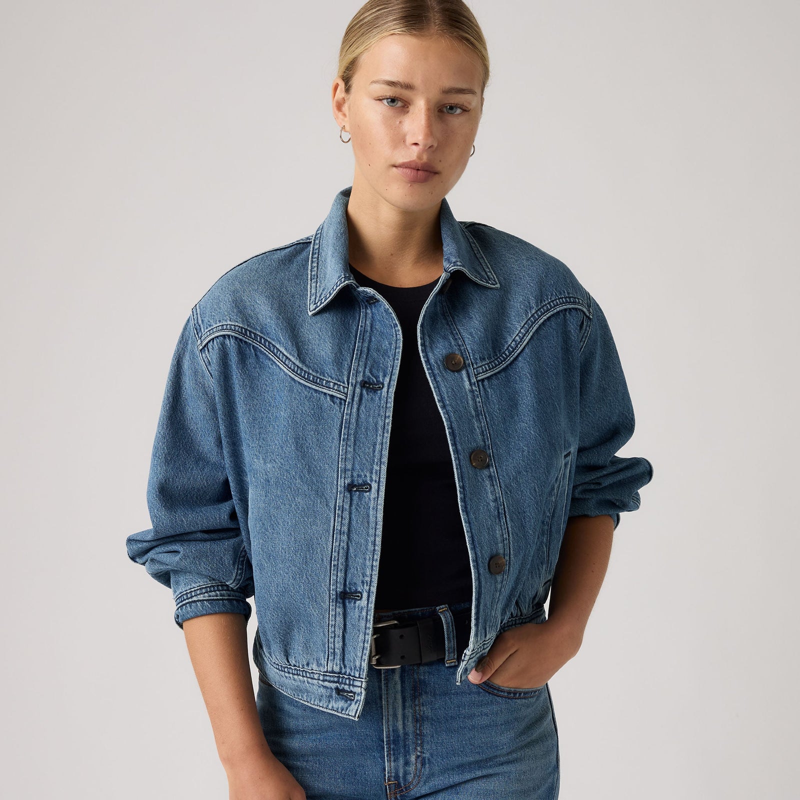 Main 1 - Levi's® Women's Dani Western Harrington Jacket - 006RM0000