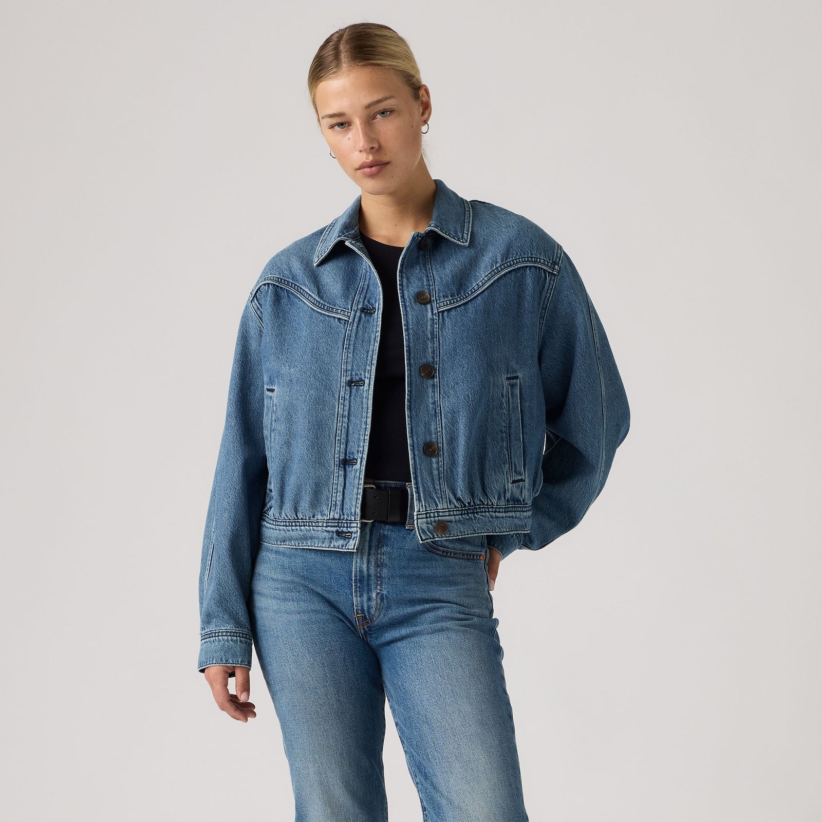 Main 3 - Levi's® Women's Dani Western Harrington Jacket - 006RM0000