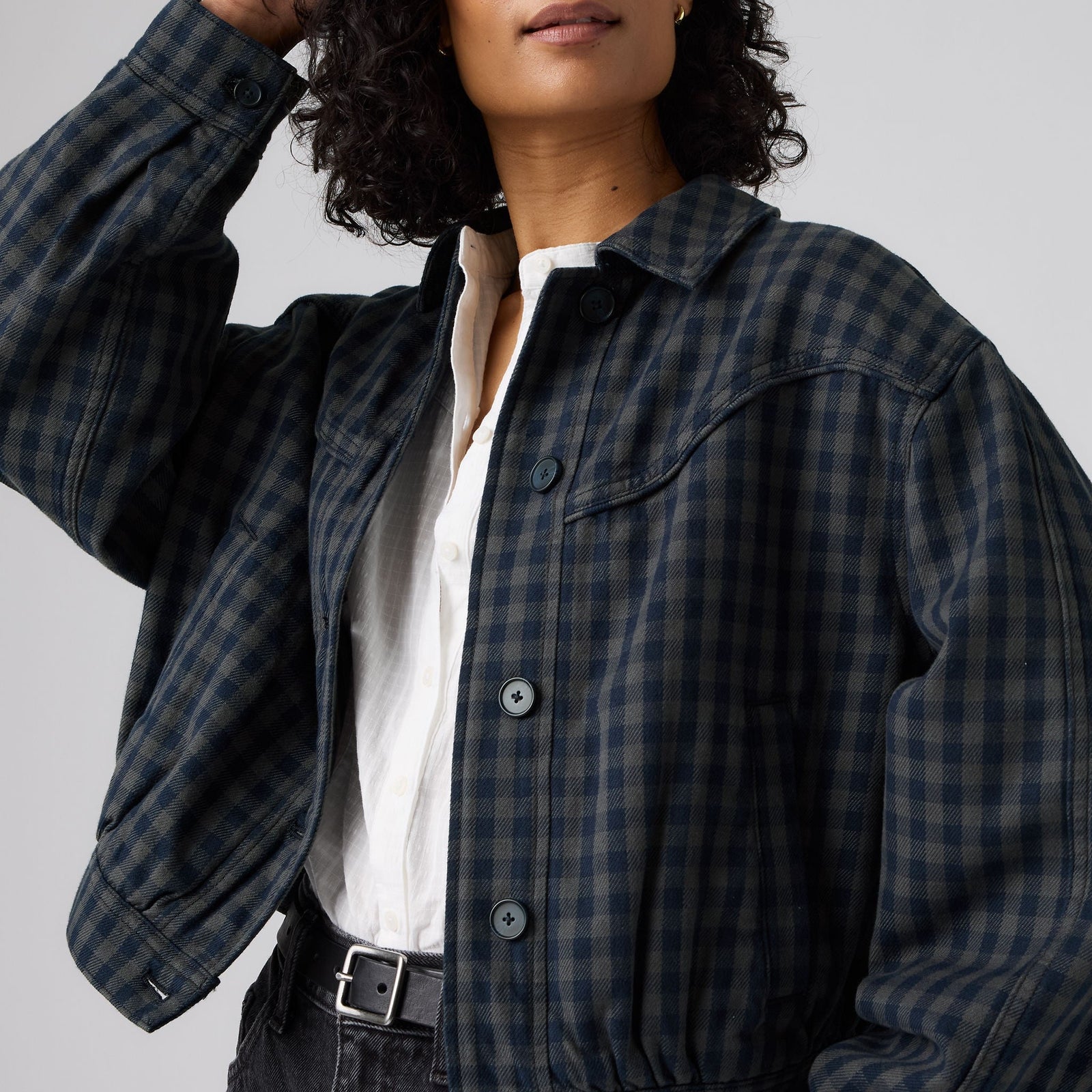 Main 4 - Levi's® Women's Dani Western Harrington Jacket - 006RM0002