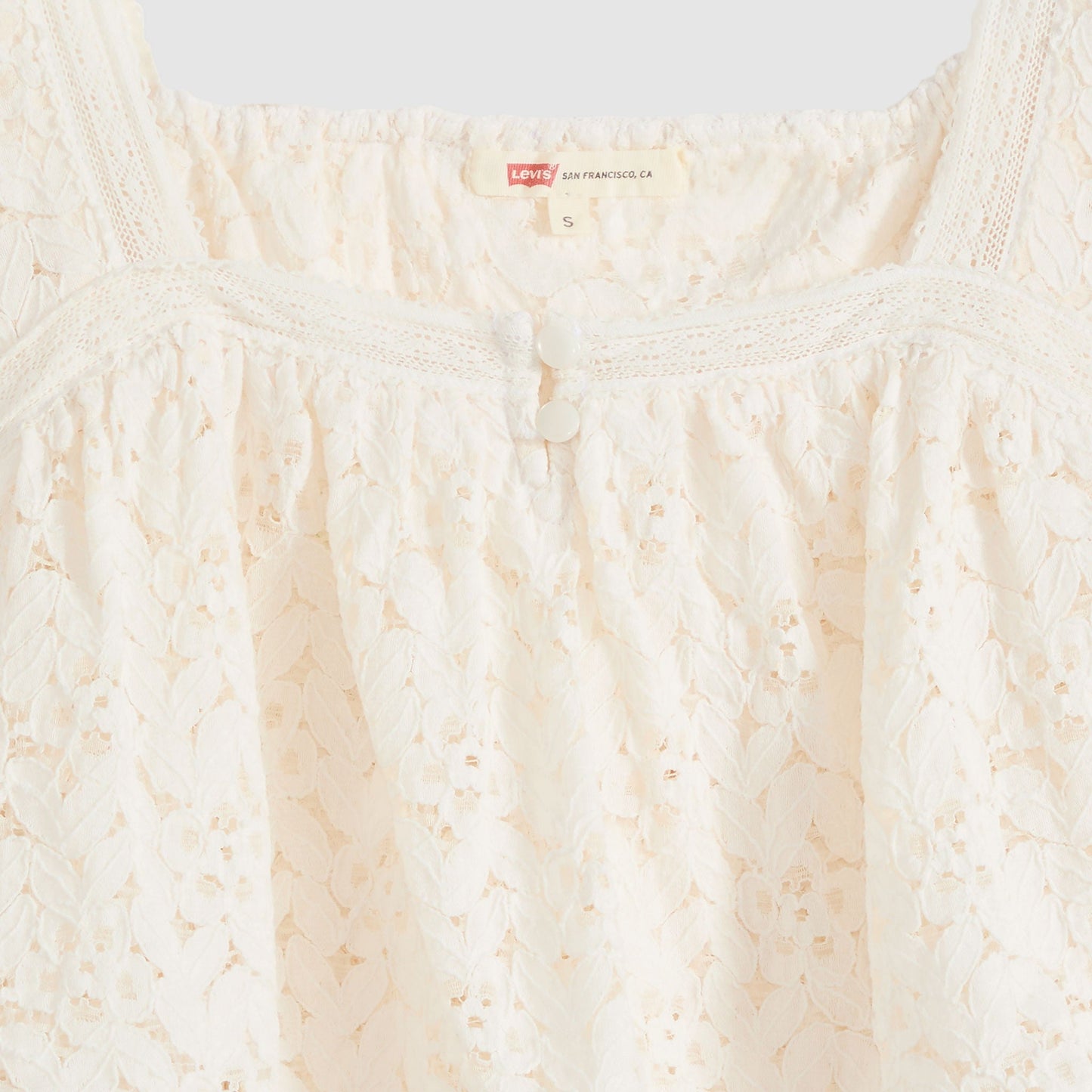 Levi's® Women's Dom Short-Sleeve Lace Blouse