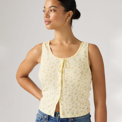 Thumbnail 2 - Levi's® Women's Dry Goods Pointelle Lace Tank SCL - 