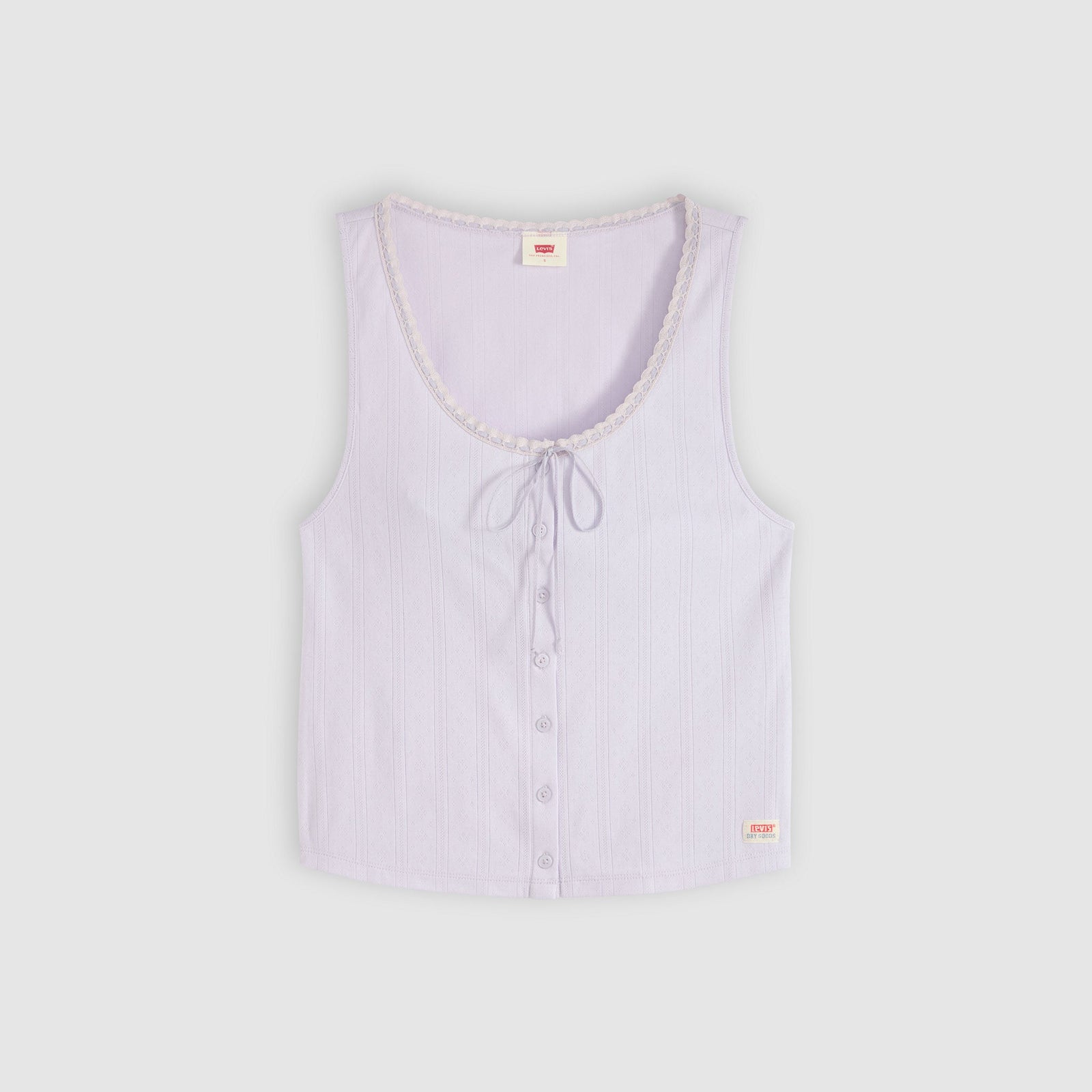 Main 5 - Levi's® Women's Dry Goods Pointelle Lace Tank - 0086L0007