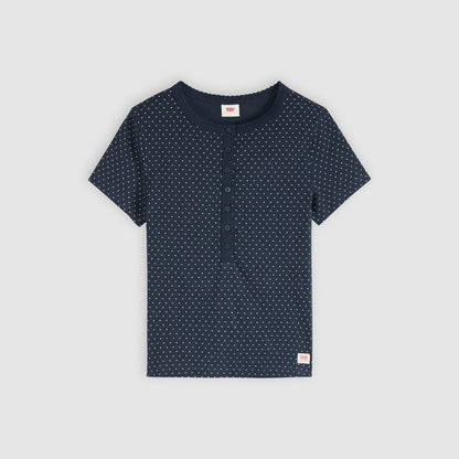 Thumbnail 5 - Levi's® Women's Dry Goods Pointelle Short-Sleeve Henley - 0086J0005