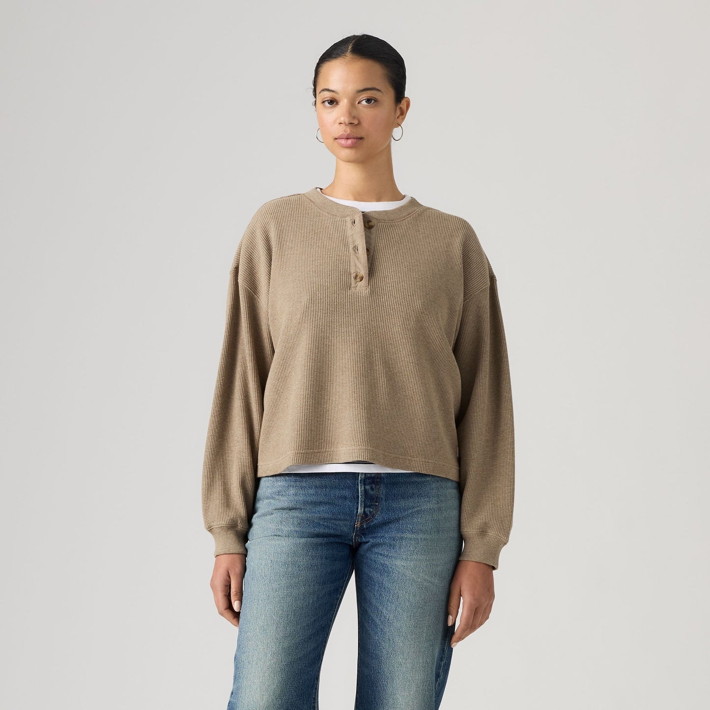 Levi's® Women's Dry Goods Relaxed Long-Sleeve Henley