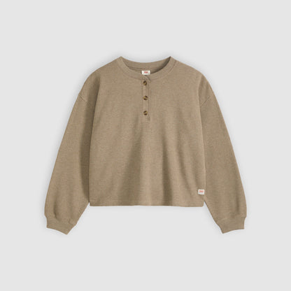 Thumbnail 5 - Levi's® Women's Dry Goods Relaxed Long-Sleeve Henley - 0087F0005