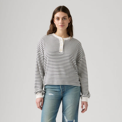 Thumbnail 3 - Levi's® Women's Dry Goods Relaxed Long-Sleeve Henley - 0087F0009