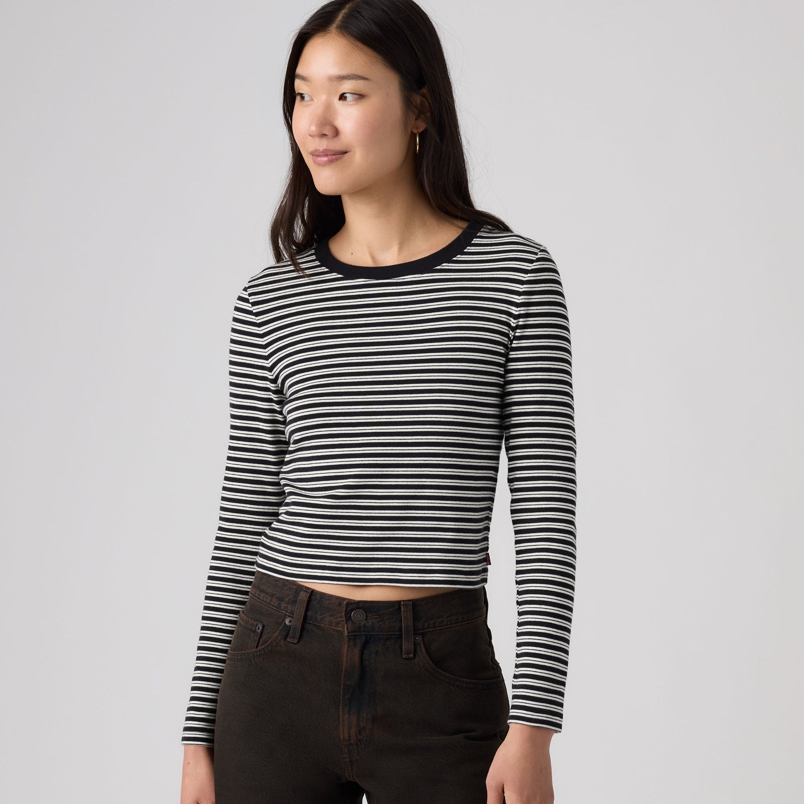 Main 1 - Levi's® Women's Essential Baby Long-Sleeve Tee - 008SS0008