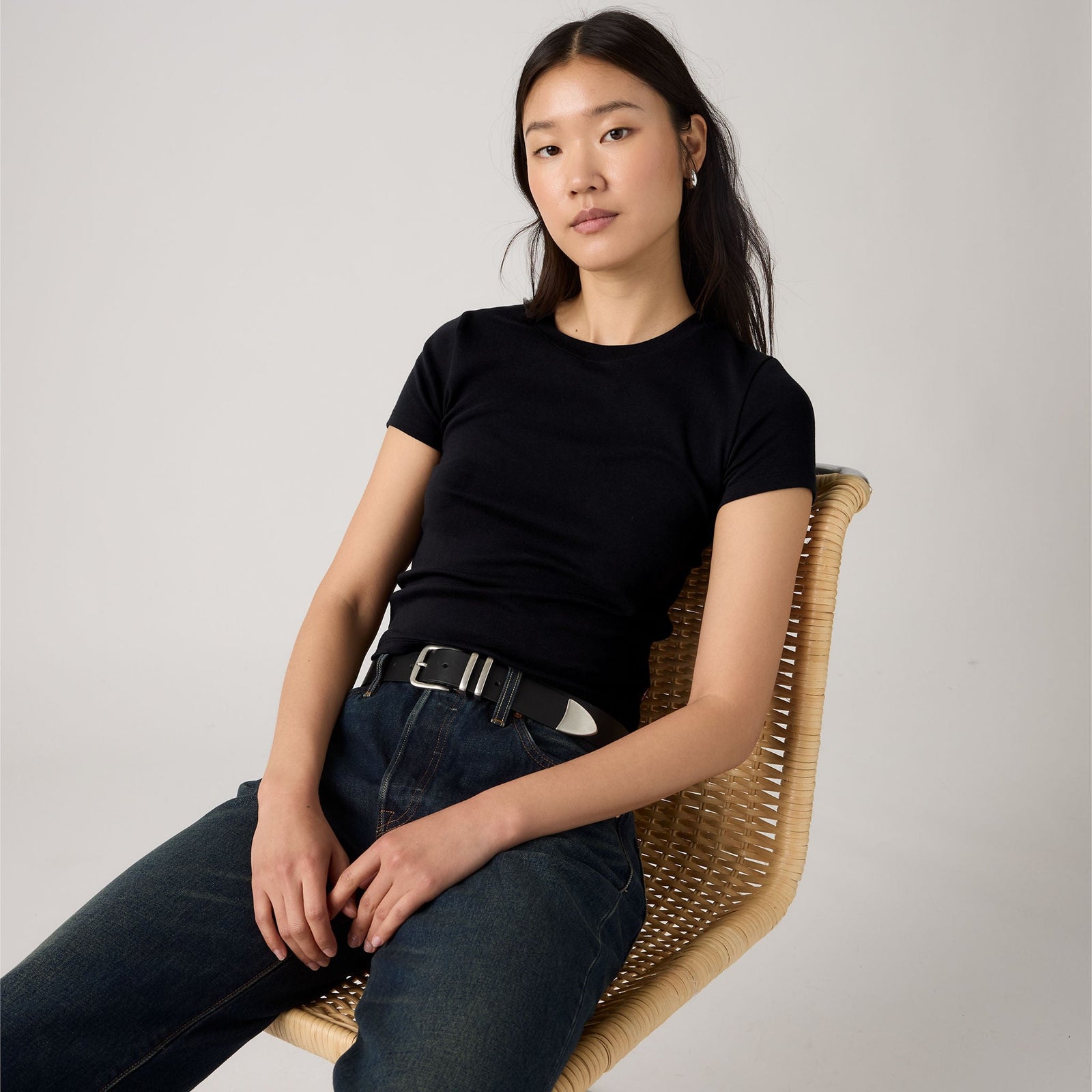 Main 1 - Levi's® Women's Essential Baby Tee - 0085R0001