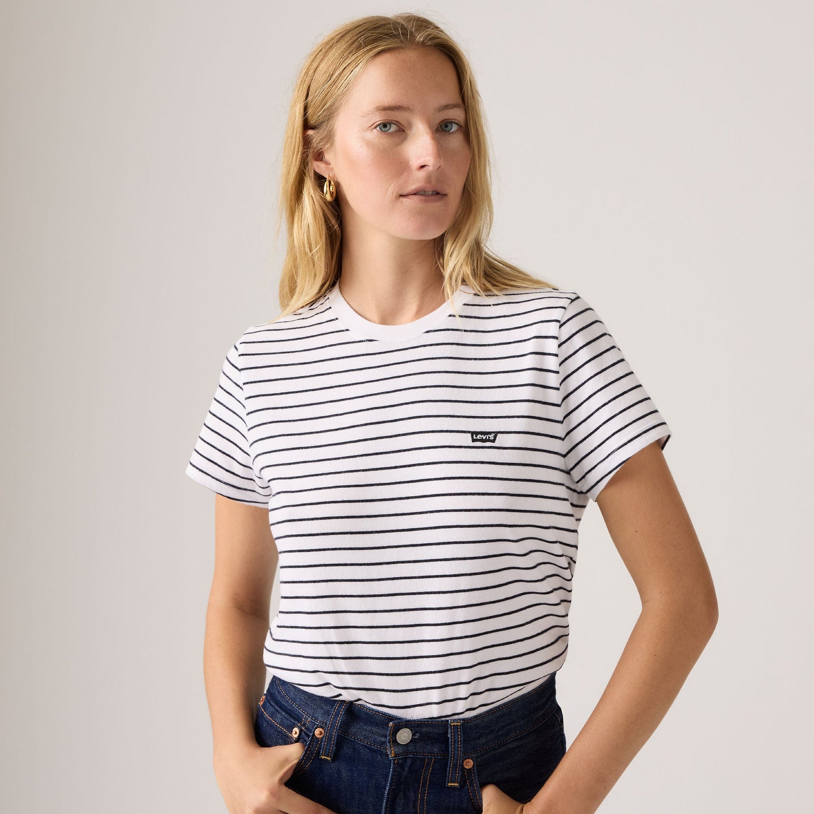 Main 3 - Levi's® Women's Favorite Cotton Tee - 005J20006