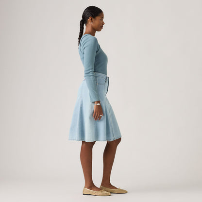 Thumbnail 3 - Levi's® Women's Godet Knee-Length Skirt - 005N80003