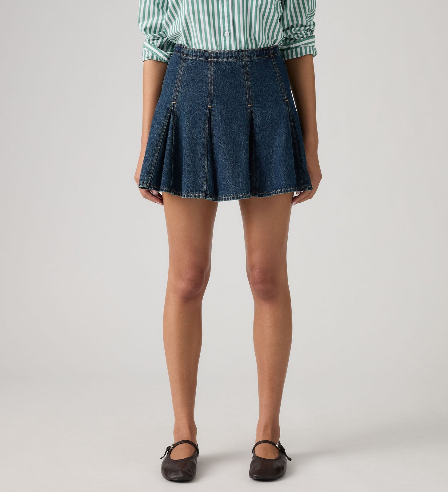 Main 5 - Levi's® Women's Godet Mini Skirt - 005DV0003