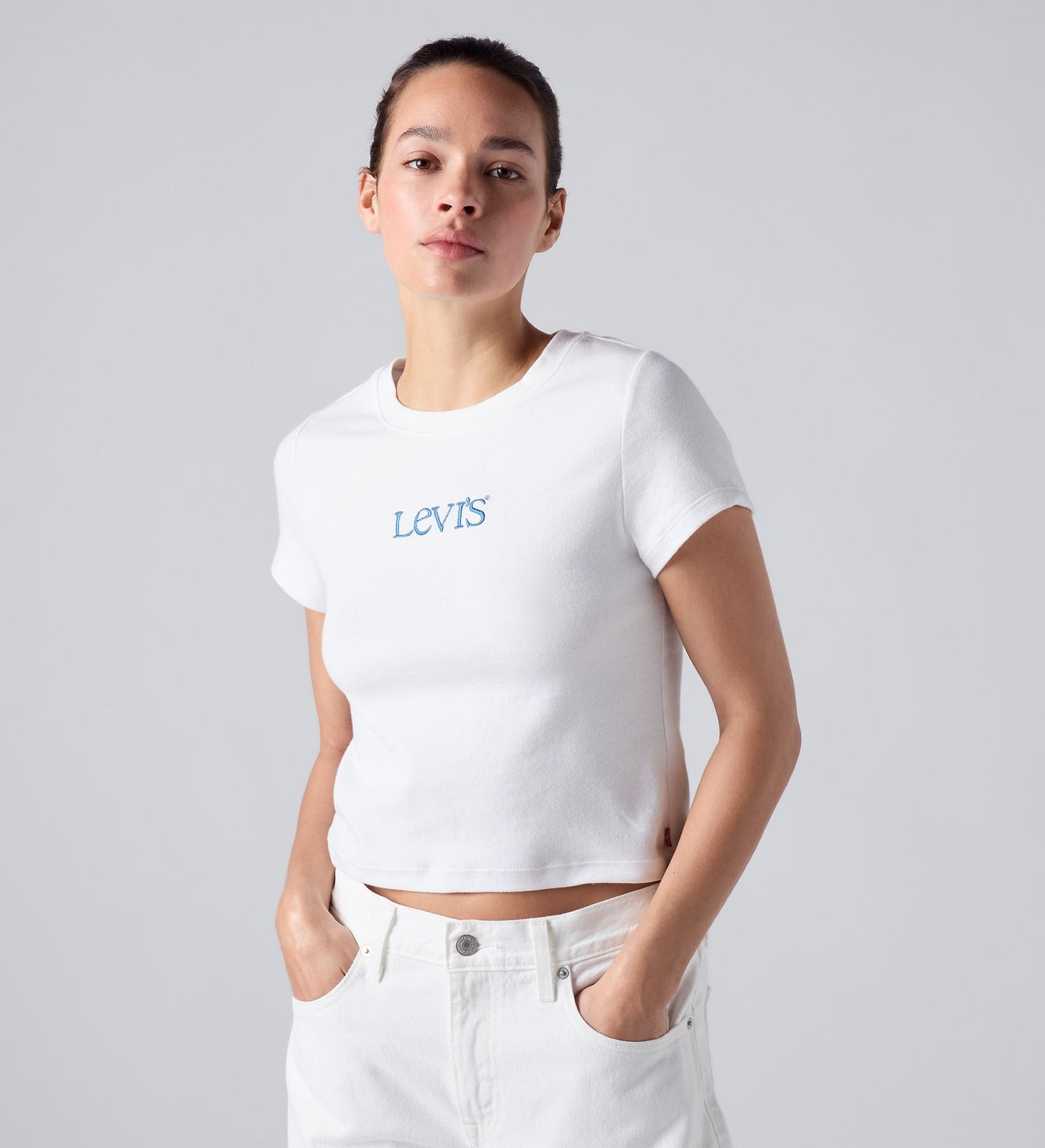 Main 1 - Levi's® Women's Graphic Essential Baby Tee - 008CH0000
