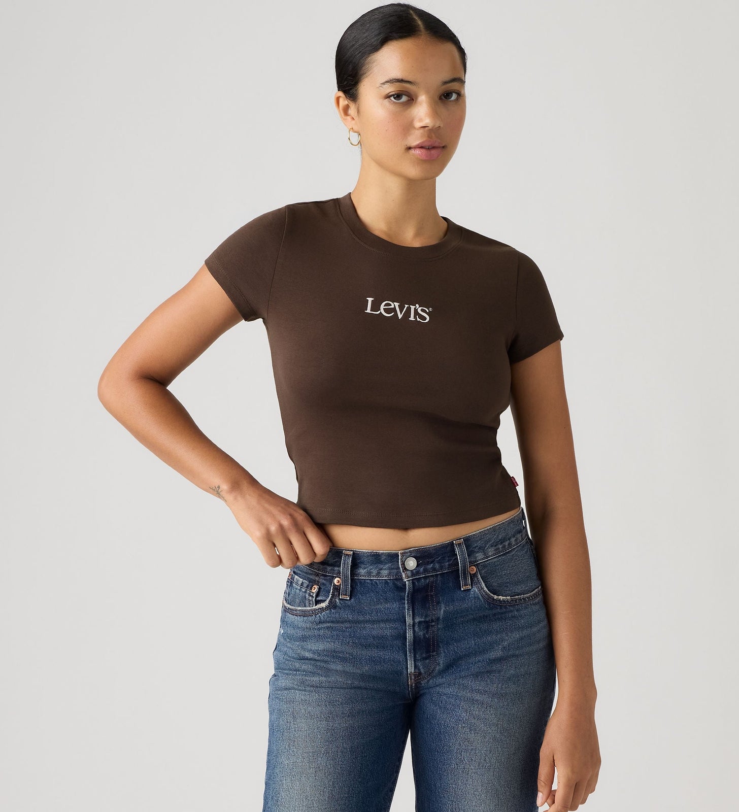 Main 1 - Levi's® Women's Graphic Essential Baby Tee - 008CH0009