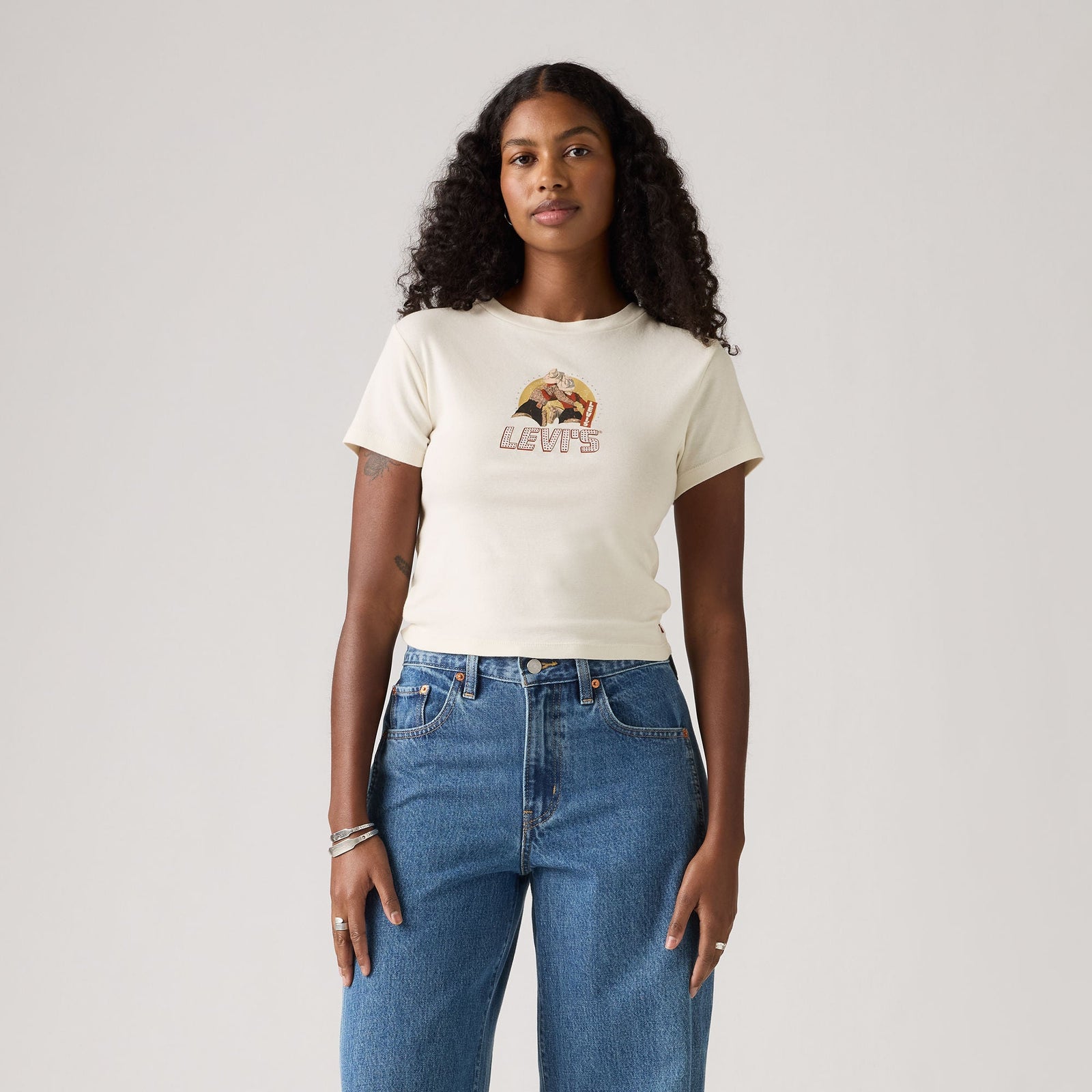 Main 3 - Levi's® Women's Graphic Essential Sporty Tee SCL - 