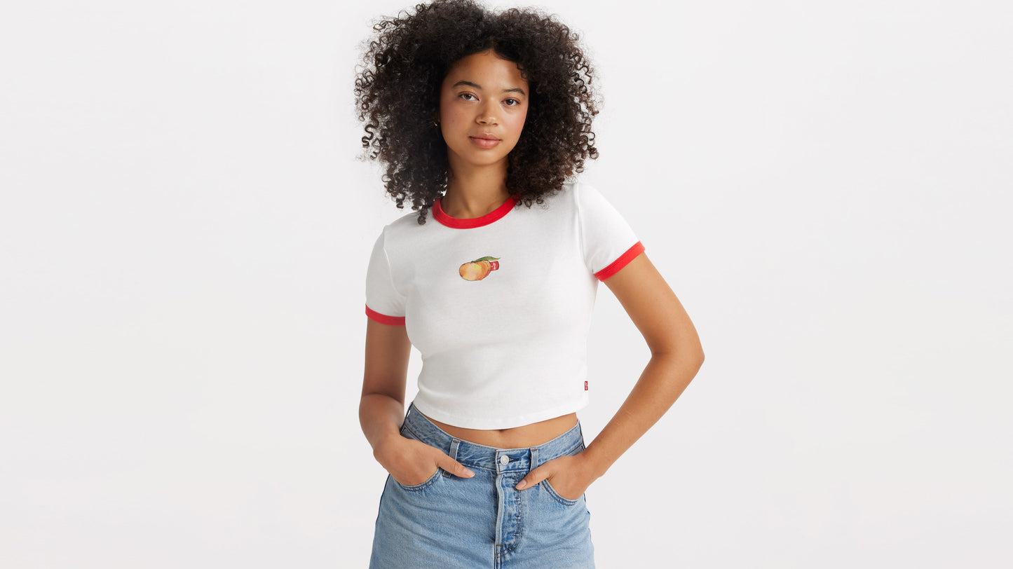 Levi's® Women's Graphic Mini Ringer T-Shirt