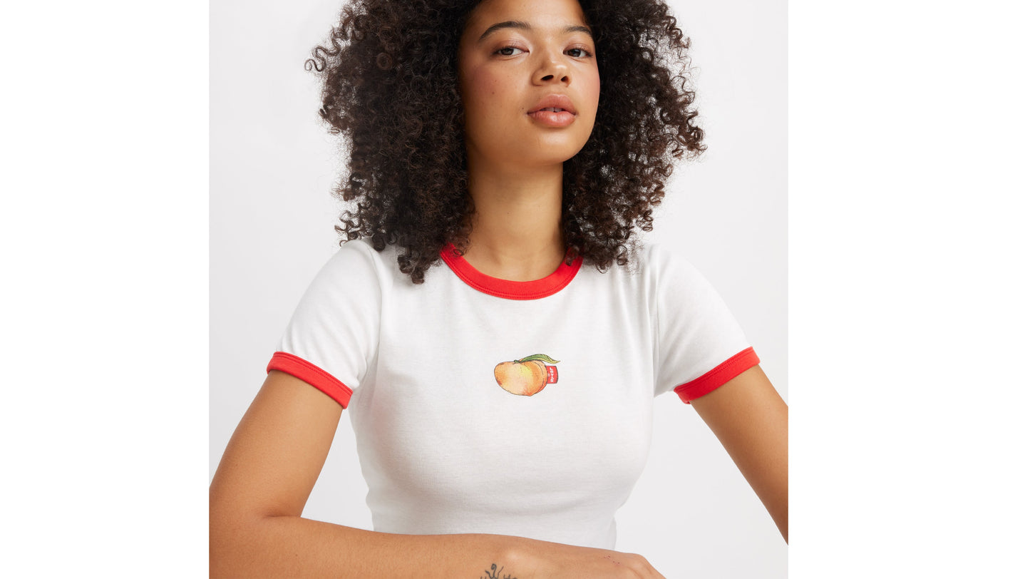 Levi's® Women's Graphic Mini Ringer T-Shirt