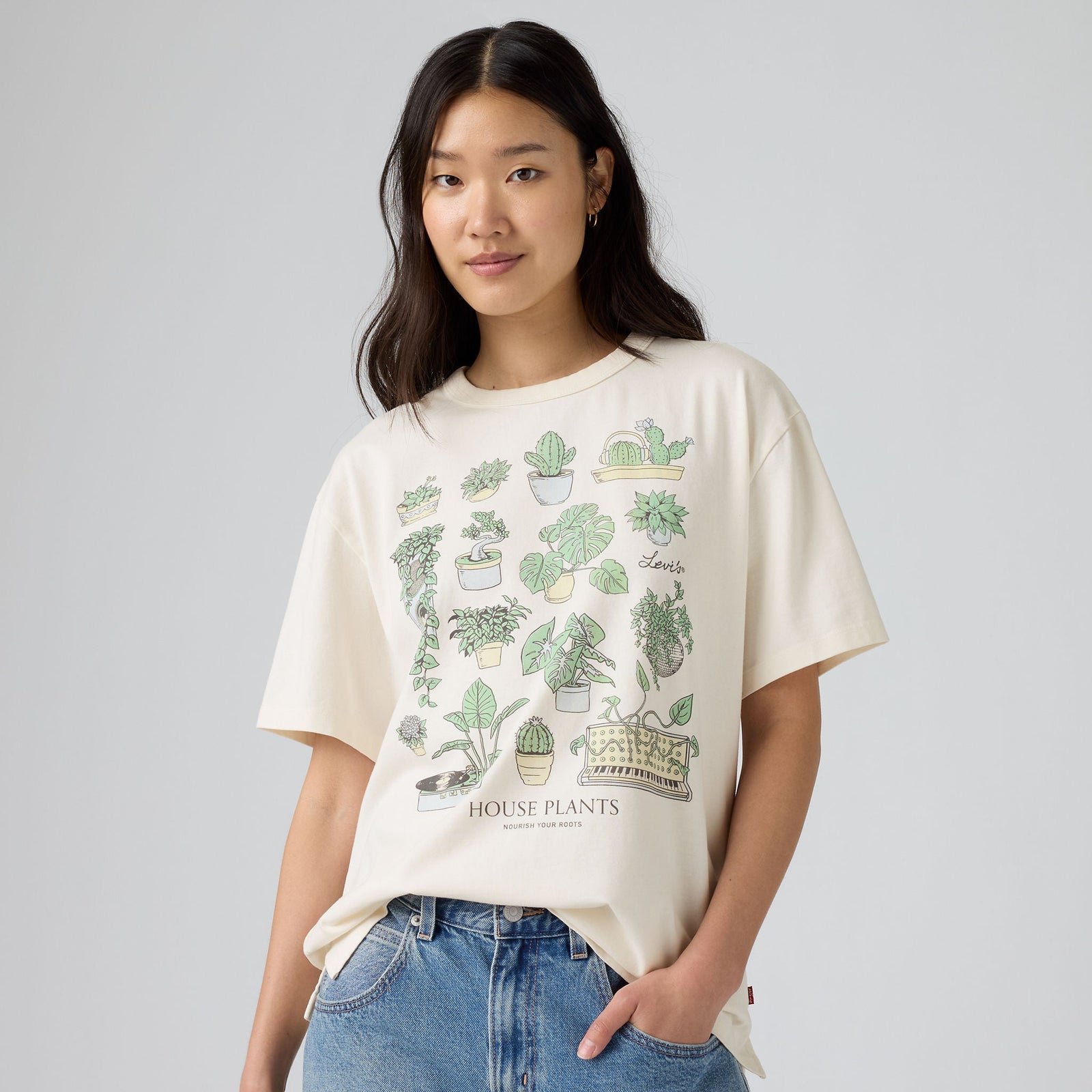 Main 1 - Levi's® Women's Graphic Tabor T-Shirt - 001MX0035
