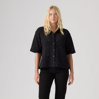 Thumbnail 3 - Levi's® Women's Harlie Short-Sleeve Lace Shirt - 007XJ0005