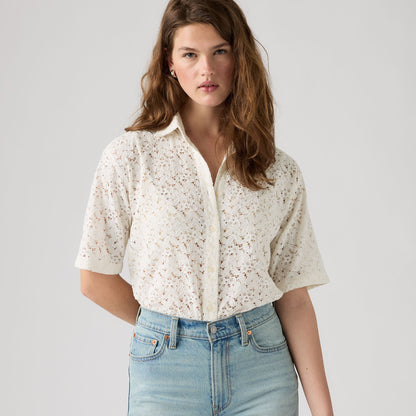 Thumbnail 2 - Levi's® Women's Harlie Short-Sleeve Lace Shirt SCL - 