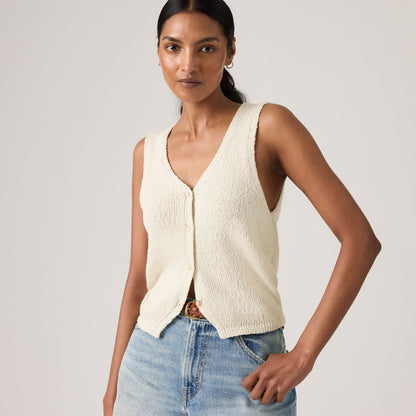 Thumbnail 1 - Levi's® Women's Helen Mini Boucle Vest - 005AB0000