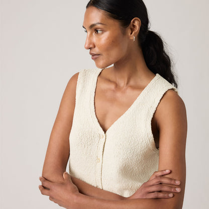 Thumbnail 4 - Levi's® Women's Helen Mini Boucle Vest - 005AB0000