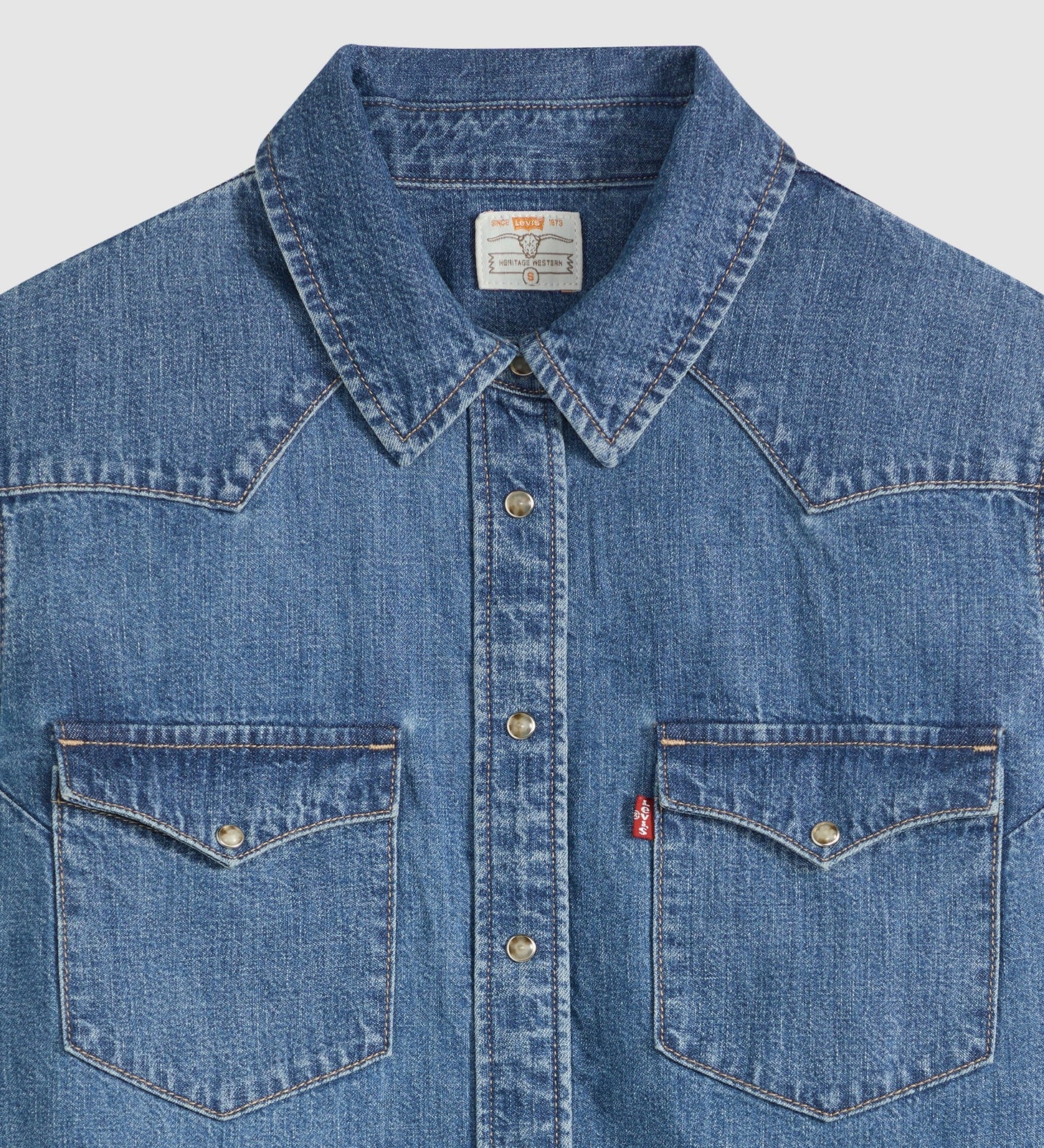 Main 6 - Levi's® Women's Heritage Western Denim Shirt - 007WT0000