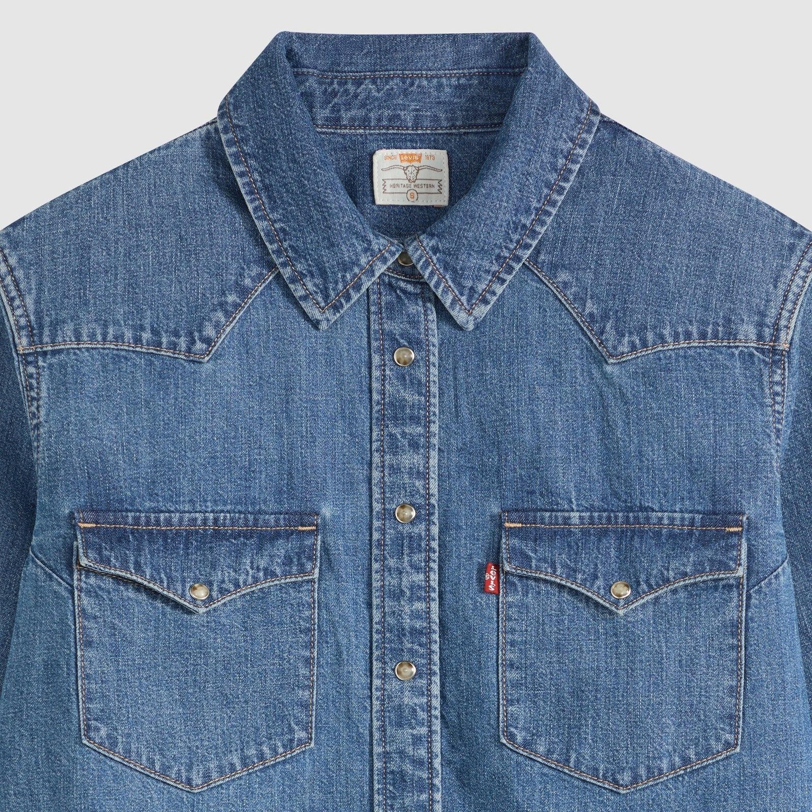 Main 6 - Levi's® Women's Heritage Western Denim Shirt - 007WT0000