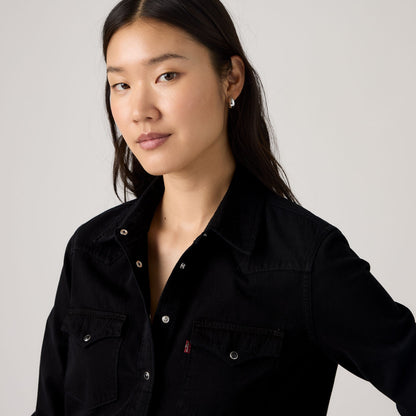 Thumbnail 4 - Levi's® Women's Heritage Western Denim Shirt - 007WT0001