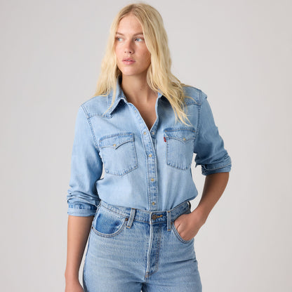 Thumbnail 1 - Levi's® Women's Heritage Western Denim Shirt - 007WT0005