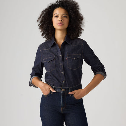 Thumbnail 1 - Levi's® Women's Heritage Western Denim Shirt - 007WT0007