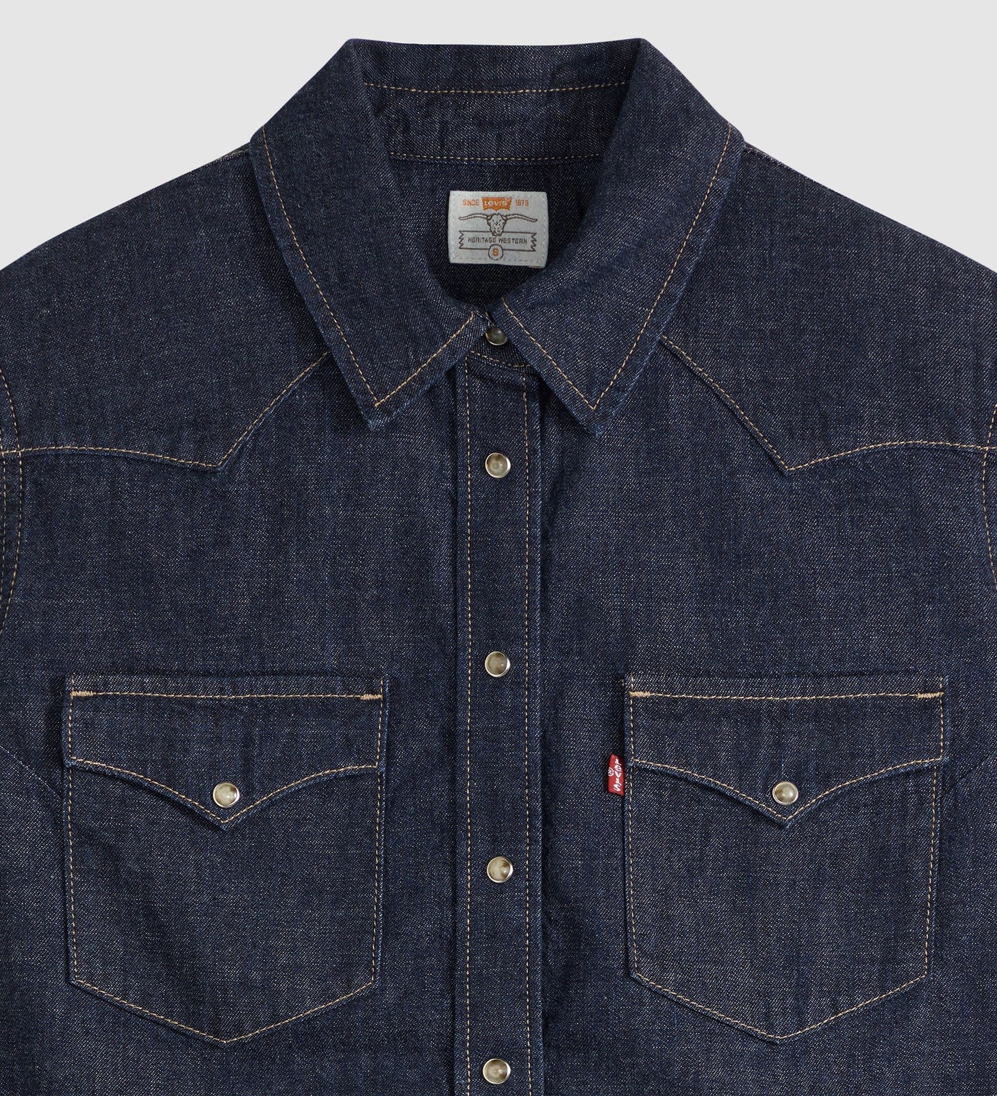 Main 6 - Levi's® Women's Heritage Western Denim Shirt - 007WT0007