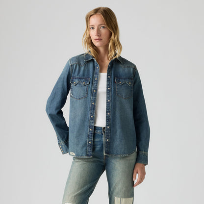 Thumbnail 3 - Levi's® Women's Heritage Western Sawtooth Shirt - 007WU0001