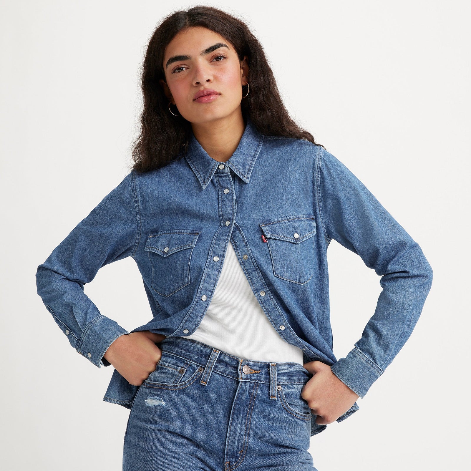 Main 1 - Levi's® Women's Iconic Western Shirt SCL - 