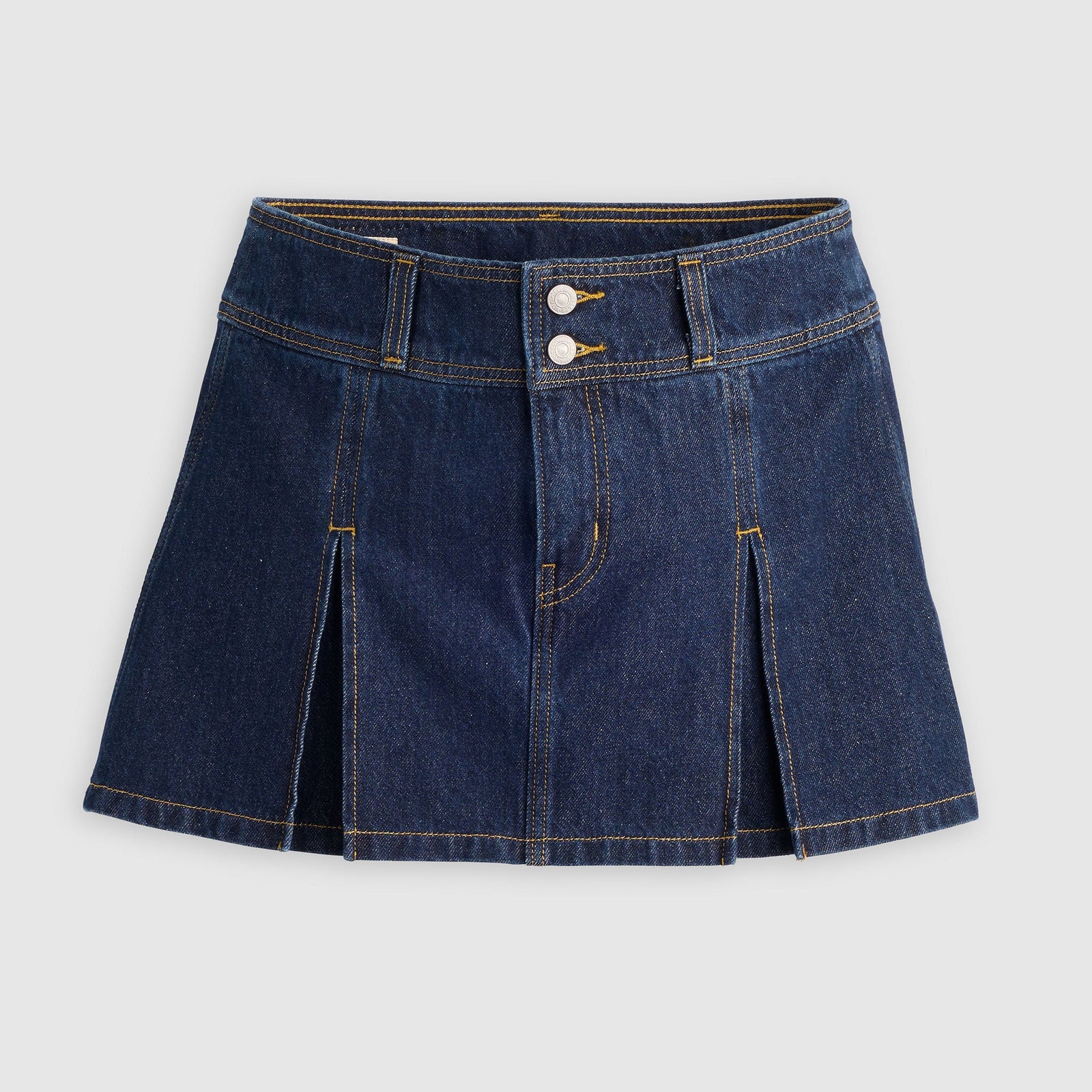 Main 6 - Levi's® Women's Inverted Pleat Mini Skirt - 0089S0002