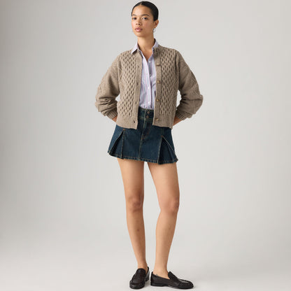 Thumbnail 1 - Levi's® Women's Inverted Pleat Mini Skirt - 0089S0004