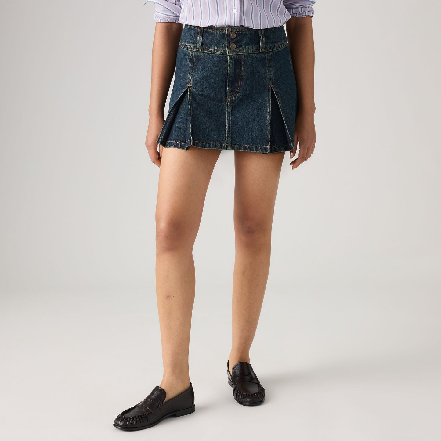 Levi's® Women's Inverted Pleat Mini Skirt