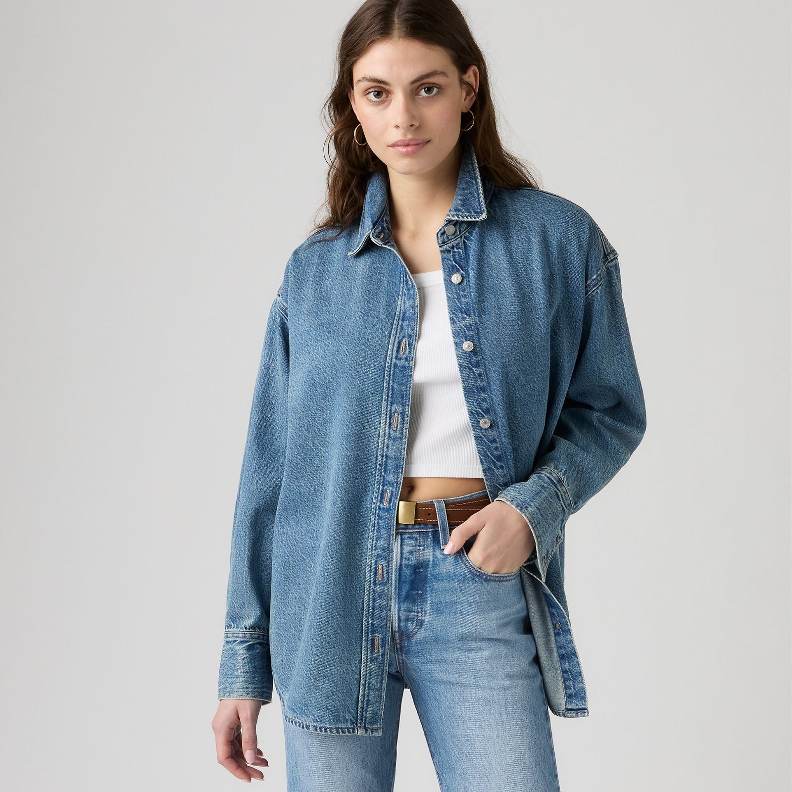 Main 1 - Levi's® Women's Jordan Denim Shirt - 007WZ0007