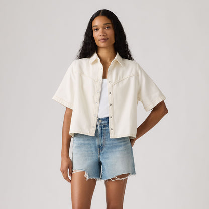 Thumbnail 1 - Levi's® Women's Logan Short-Sleeve Denim Shirt - 005CR0001