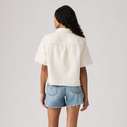 Thumbnail 2 - Levi's® Women's Logan Short-Sleeve Denim Shirt - 005CR0001