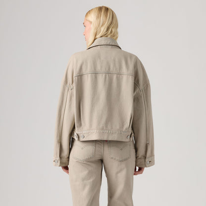 Thumbnail 2 - Levi's® Women's Loose Crop Trucker Jacket - 0089L0001