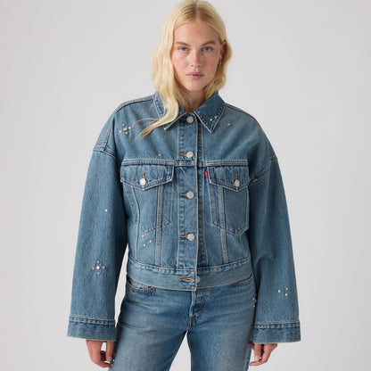 Thumbnail 4 - Levi's® Women's Loose Crop Trucker Jacket SCL - 