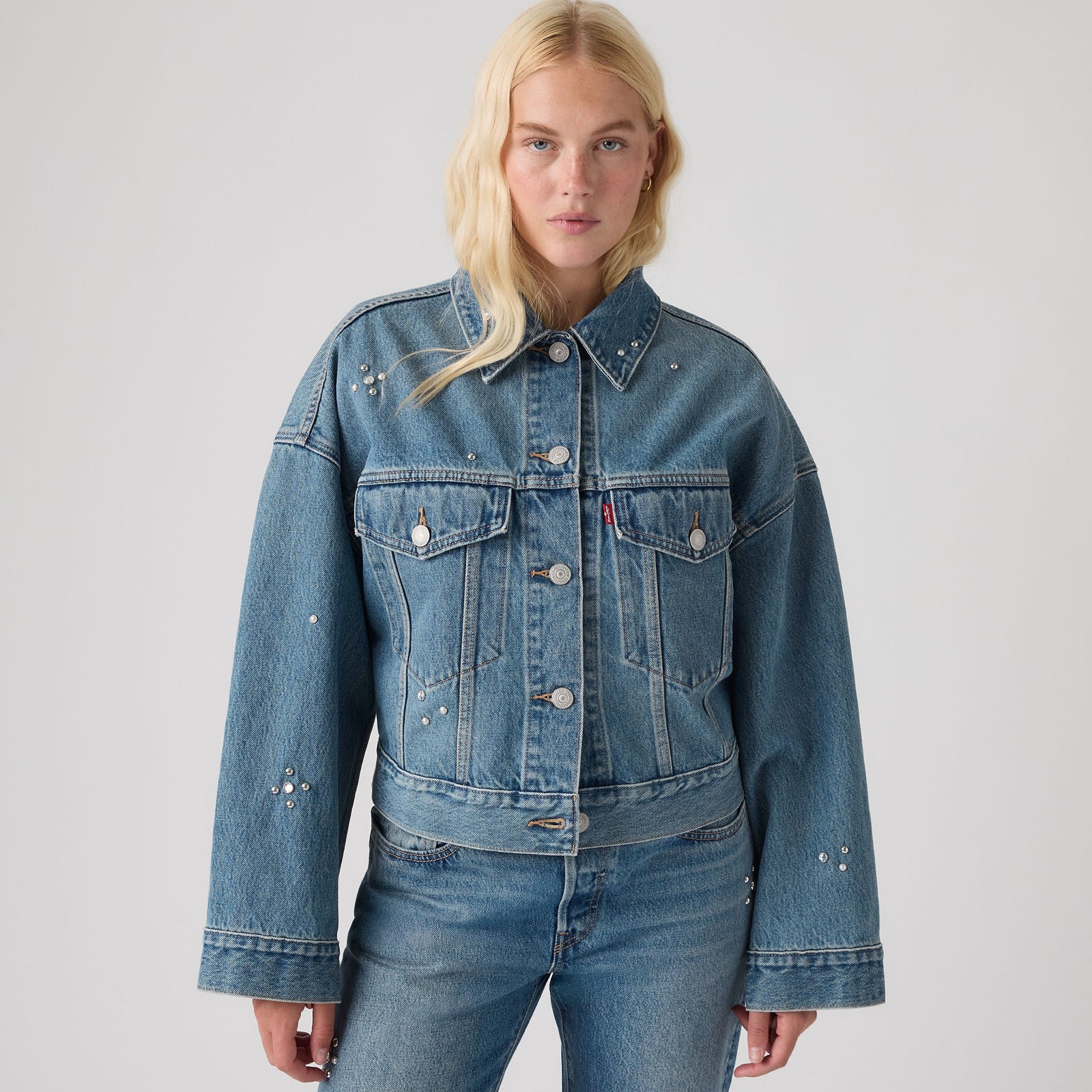Main 4 - Levi's® Women's Loose Crop Trucker Jacket SCL - 